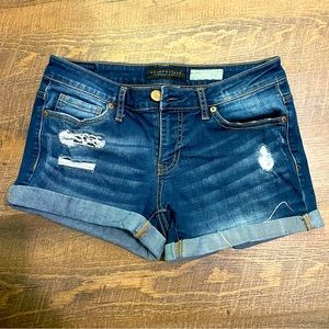 Aeropostale Midi Jean Shorts